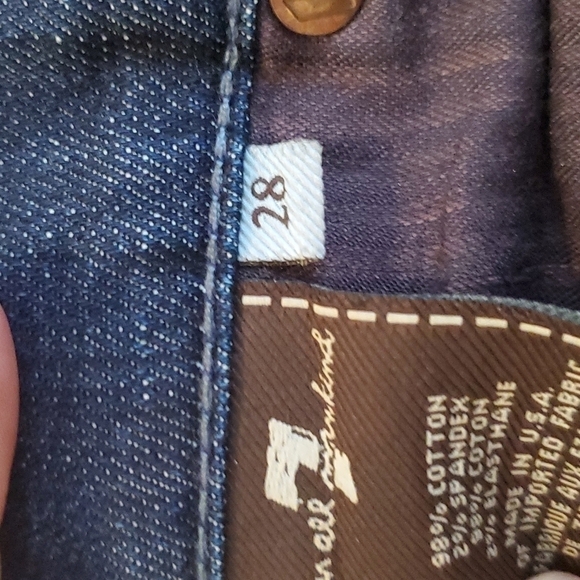 7 for all Mankind bootcut jeans embellished with Swarovski crystals Size 28 - Picture 10 of 10